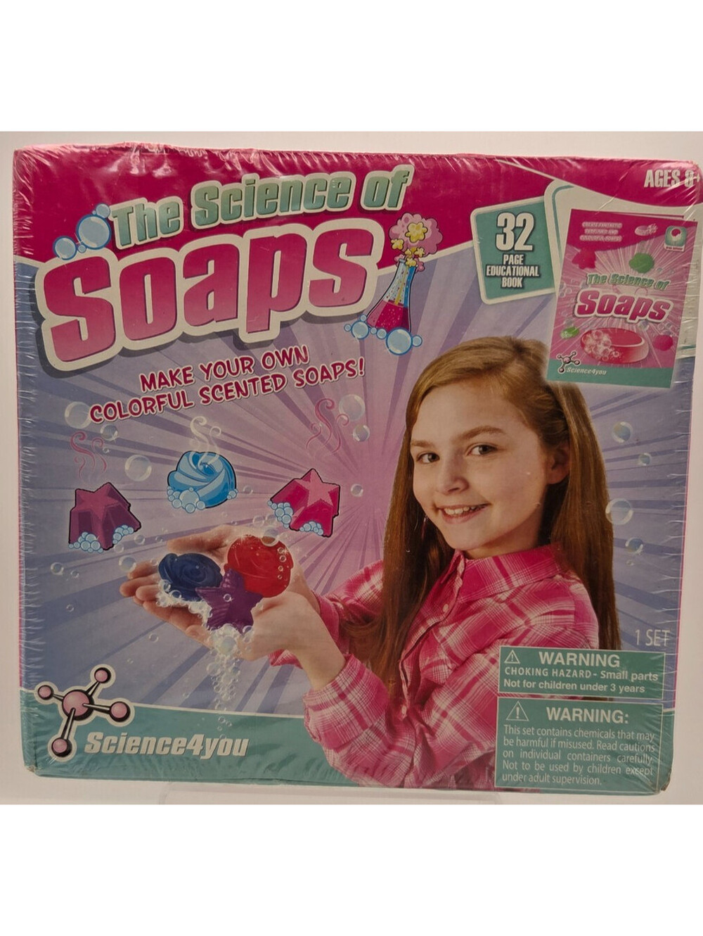 Science4you The Science of Soaps Kit New Sealed Kids STEM Soap Making Set